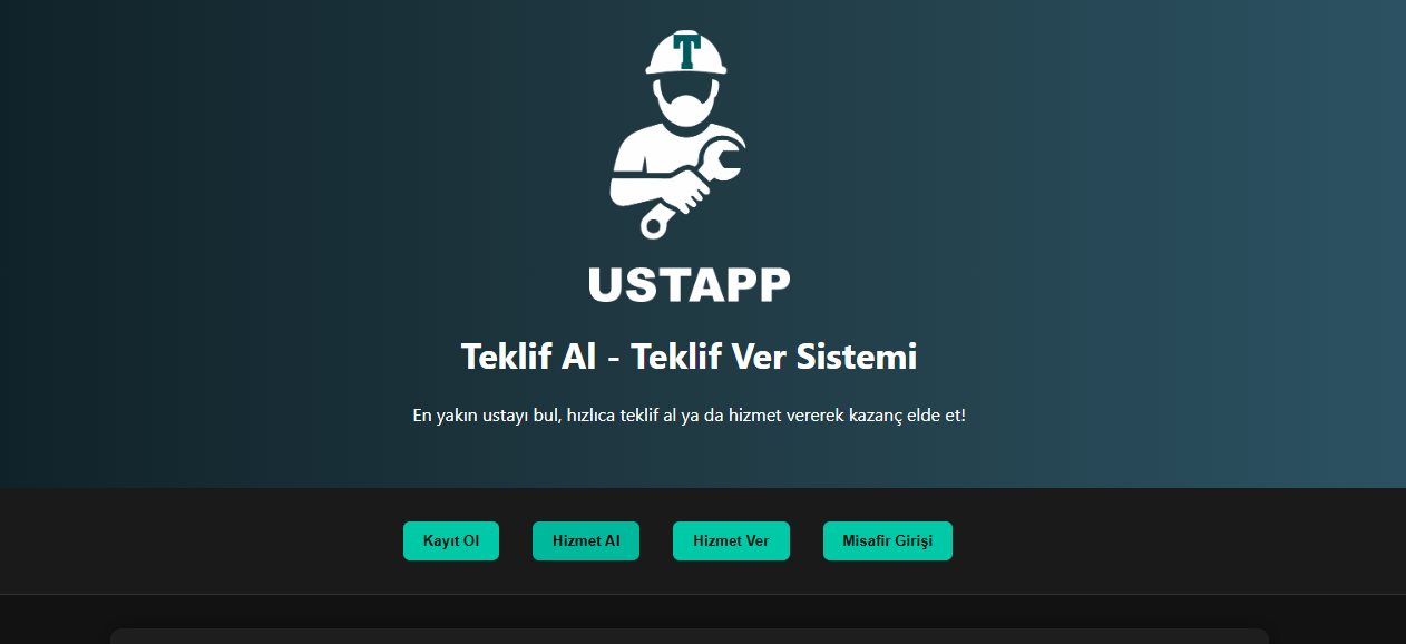 Ustapp Ekran